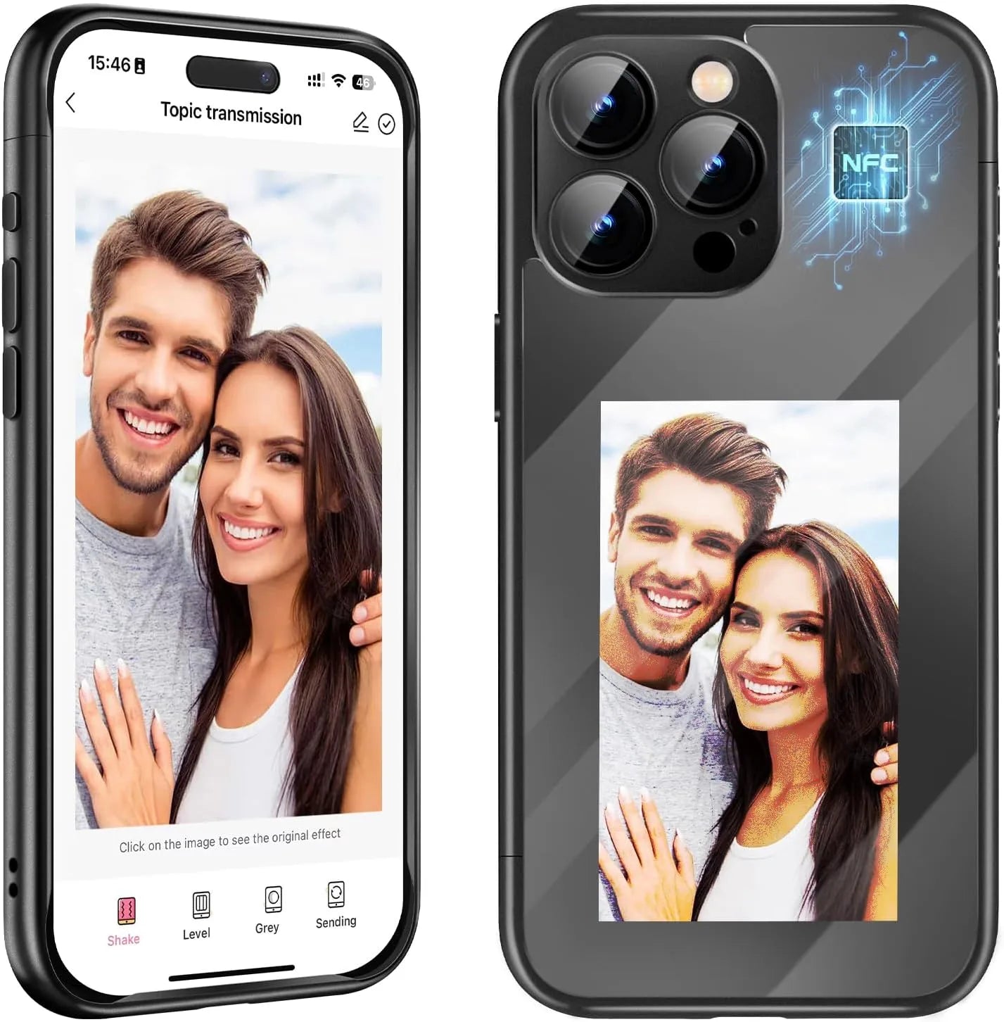 E-ink Smart Shield phone case